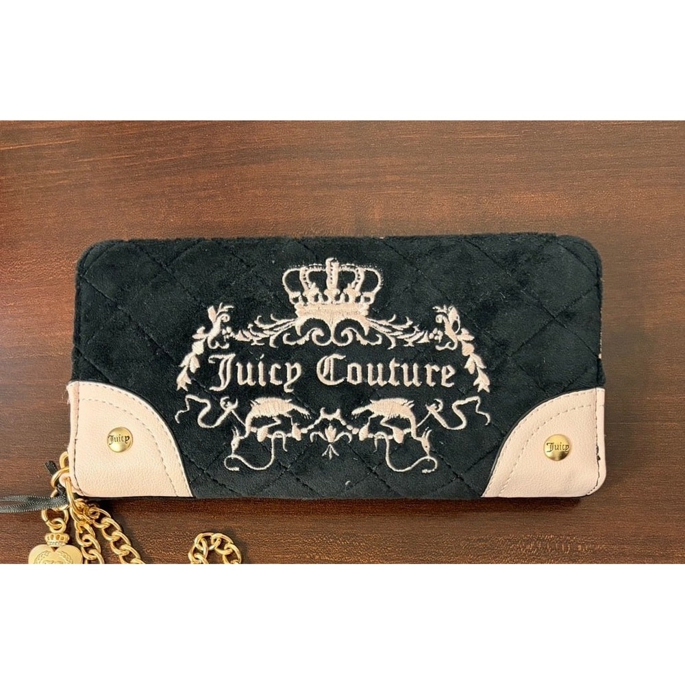 Juicy Couture Fairytale Collection Black Licorice Wristlet